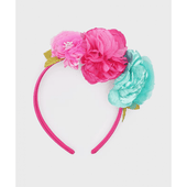 Mayoral Girls Fuchsia Flowers Headband
